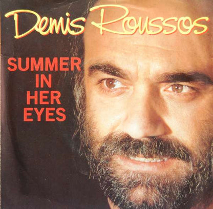 Demis Roussos - Summer In Her Eyes 35546 Vinyl Singles Vinyl Zeer Goed / Hoesje Goed "VINYLSINGLES.NL"