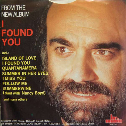 Demis Roussos - Summer In Her Eyes 35546 Vinyl Singles Vinyl Zeer Goed / Hoesje Goed "VINYLSINGLES.NL"