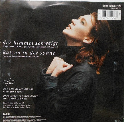 Juliane Werding - Der Himmel Schweigt 41345 Vinyl Singles Vinyl Goed / Hoes Sticker