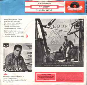 Freddy - La Paloma 30662 Vinyl Singles Vinyl Zeer Goed / Hoesje Goed "VINYLSINGLES.NL"