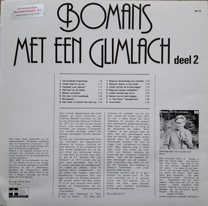 Godfried Bomans – Bomans With A Smile Teil 2 (LP) 44000