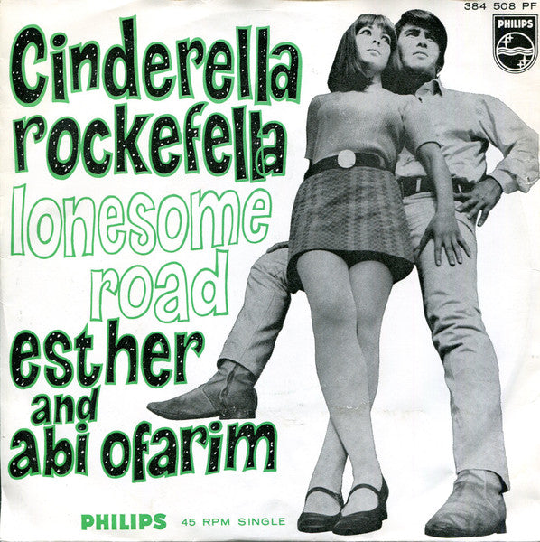 Esther And Abi Ofarim - Cinderella Rockefella 42843 Vinyl Singles Vinyl Zeer Goed / Hoesje Goed "VINYLSINGLES.NL"