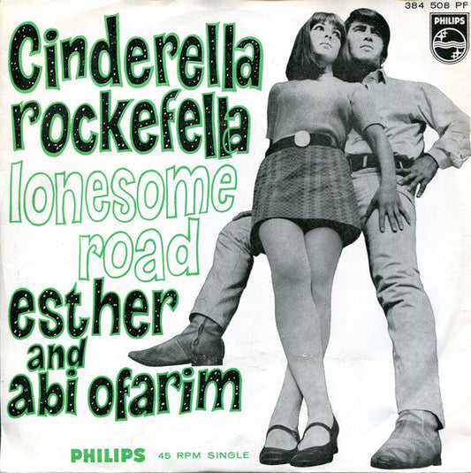Esther And Abi Ofarim - Cinderella Rockefella 42843 Vinyl Singles Vinyl Zeer Goed / Hoesje Goed "VINYLSINGLES.NL"