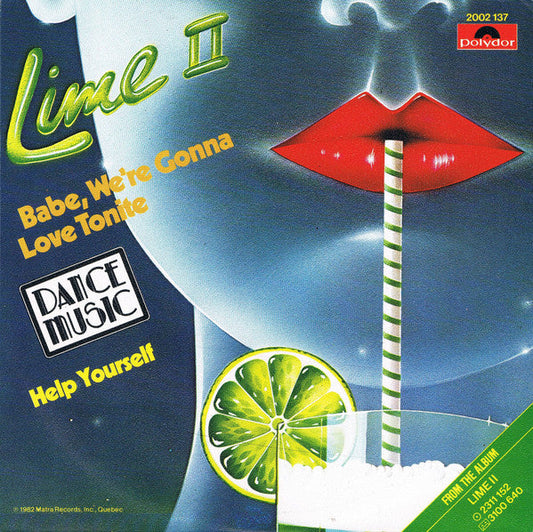 Lime II - Babe We're Gonna Love Tonite 10417 Vinyl Singles Vinyl Goed / Hoes Goed