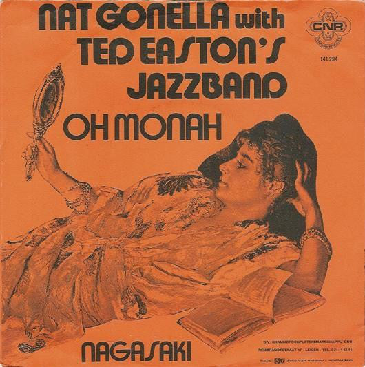 Nat Gonella with Ted Easton's Jazzband - Oh Monah 41665 Vinyl Singles Vinyl Goed / Hoes Goed
