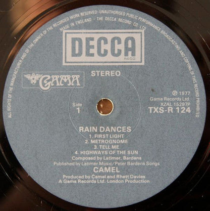 Camel - Rain Dances (LP) 48570 Vinyl LP JUKEBOXSINGLES.NL   