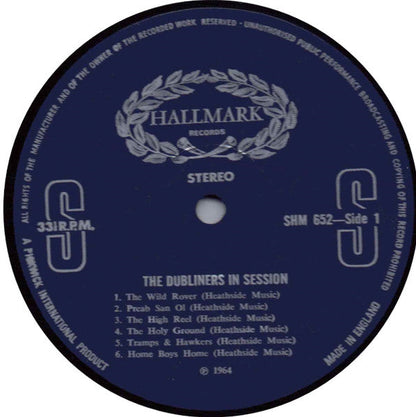 Dubliners - In Session (LP) Vinyl LP Vinyl Zeer Goed / Hoesje Goed "VINYLSINGLES.NL"