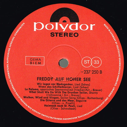 Freddy – Auf Hoher See (LP) 43689