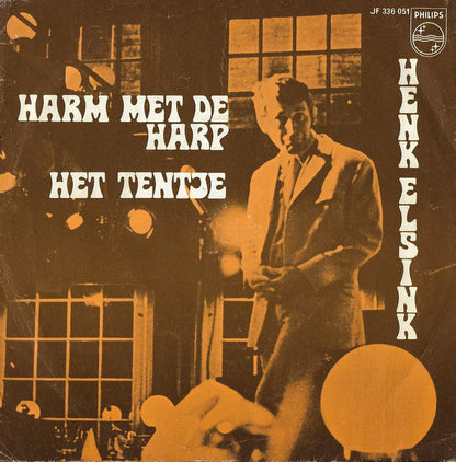 Henk Elsink - Harm Met De Harp Vinyl Singles Vinyl Zeer Goed / Hoesje Goed "VINYLSINGLES.NL"