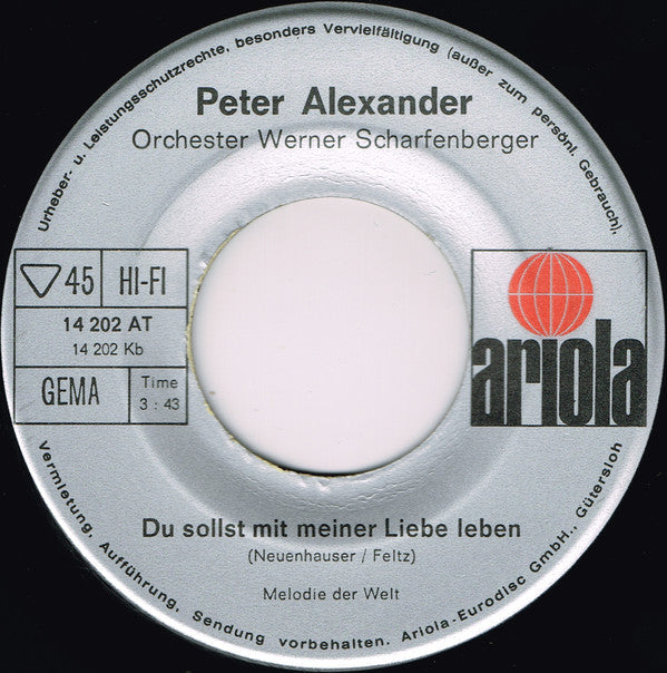 Peter Alexander - Liebesleid 21726