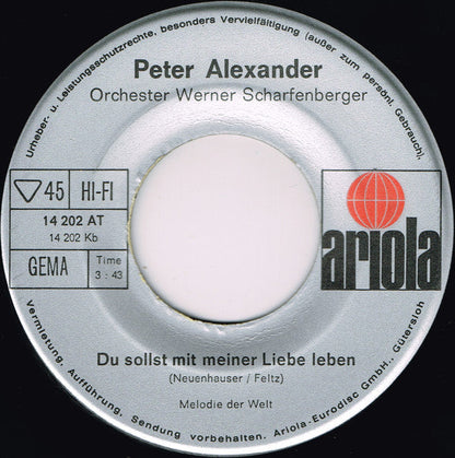 Peter Alexander - Liebesleid 21726