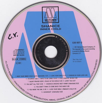Shanice - Inner Child (CD) 70725 Compact Disc Goede Staat