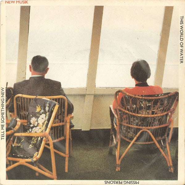 New Musik - This World Of Water 38580 Vinyl Singles Vinyl Goed / Hoes Goed