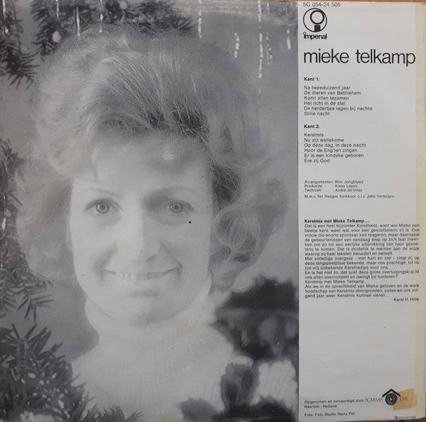 Mieke Telkamp ‎- Mieke's Kerstfeest (LP) 48597 Vinyl LP JUKEBOXSINGLES.NL   