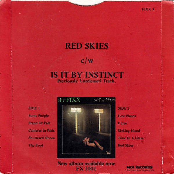 Fixx - Red Skies 35924