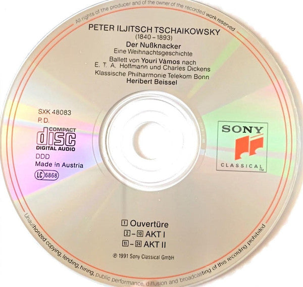 Pyotr Ilyich Tchaikovsky - El Cascanueces Un Cuento De Navidad (CD) 70764 Compact Disc Goede Staat