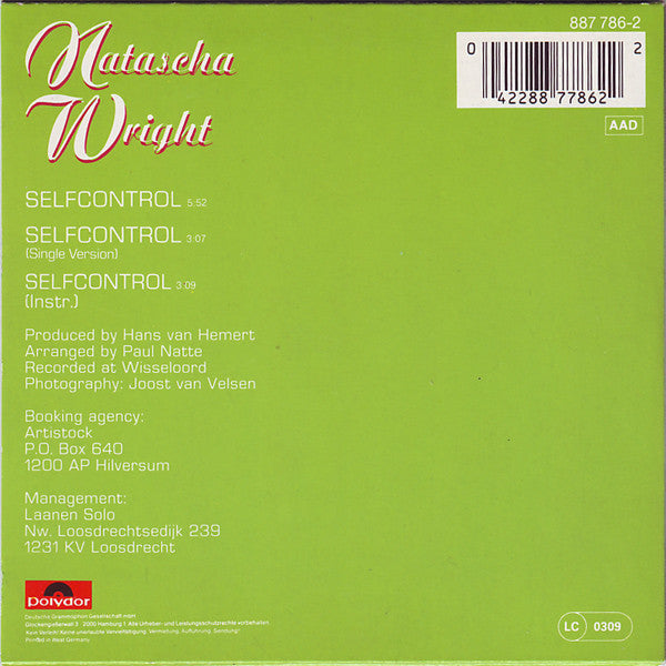 Natascha Wright - Selfcontrol 21963 Vinyl Singles Vinyl Goed / Hoes Goed