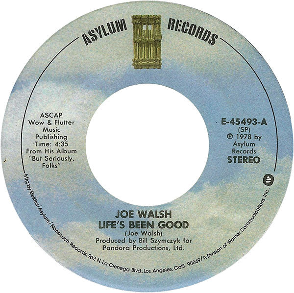 Joe Walsh - Life's Been Good 38824 Vinyl Singles Vinyl Goed / Hoes Generic