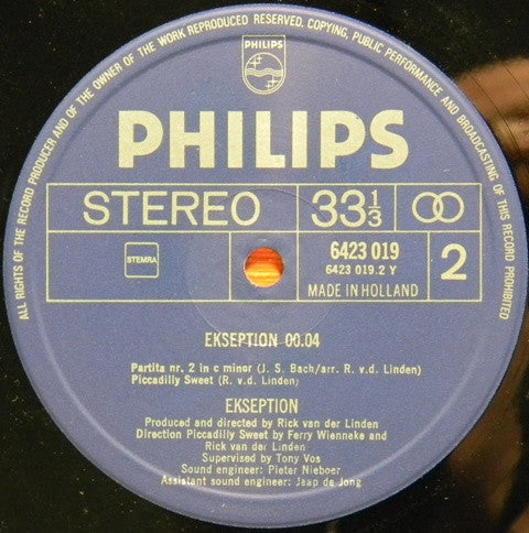 Ekseption, Royal Philharmonic Orchestra – Ekseption 00.04 (LP) 46805