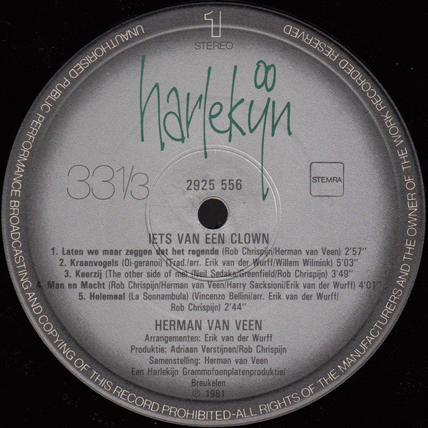 Herman van Veen – Something About A Clown (LP)