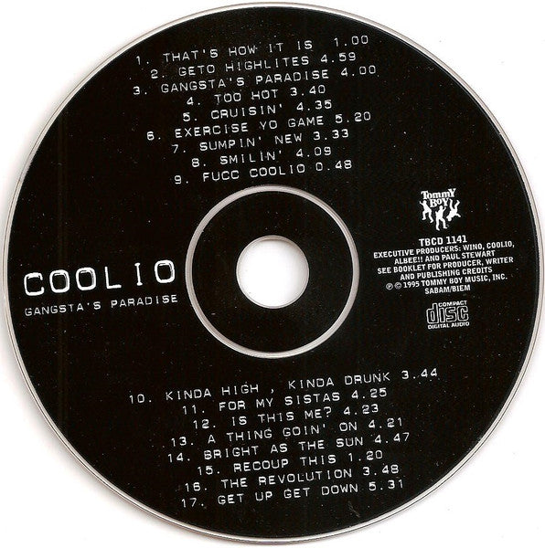 Coolio - Gangsta's Paradise (CD) 70811 Compact Disc Goede Staat