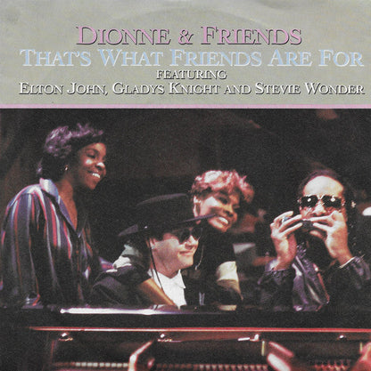 Dionne & Friends featuring Elton John - That's What Friends Are For 41408 Vinyl Singles Vinyl Goed / Hoes Goed