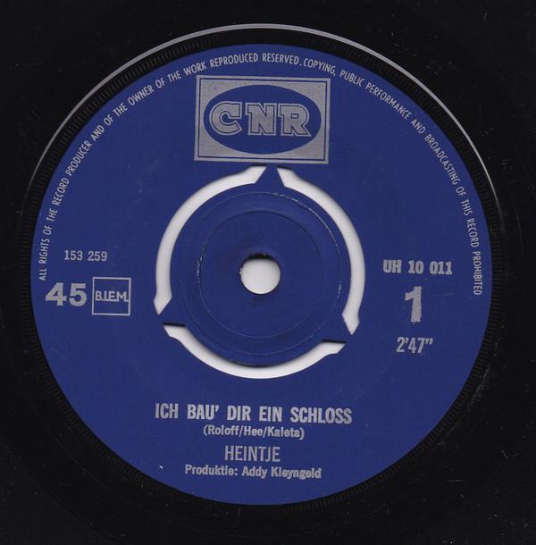 Heintje - Ich Bau' Dir Ein Schloss Vinyl Singles Vinyl Zeer Goed / Hoesje Goed "VINYLSINGLES.NL"