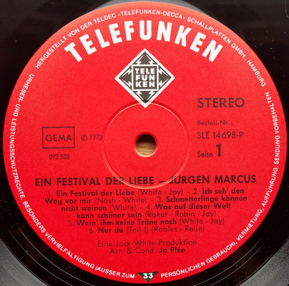 Jürgen Marcus - Ein Festival Der Liebe (LP) 49930
