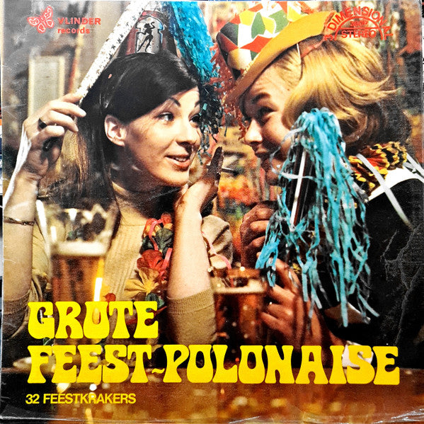 Jaap Valkhoff Orchestra - Grote Feest-Polonaise - 32 Feestkrakers (LP) 46418 Vinyl LP JUKEBOXSINGLES.NL   