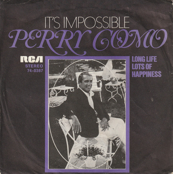 Perry Como - It's Impossible 42065 Vinyl Singles Vinyl Goed / Hoes Goed
