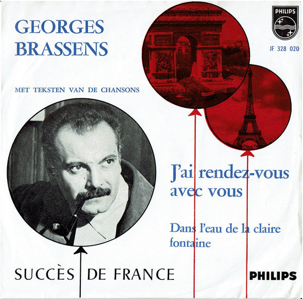 Georges Brassens - J'ai Rendez-Vous Avec Vous 41144 Vinyl Singles Vinyl Goed / Hoes Goed