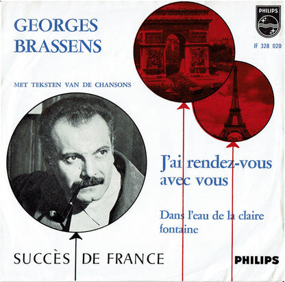 Georges Brassens - J'ai Rendez-Vous Avec Vous 41144 Vinyl Singles Vinyl Goed / Hoes Goed