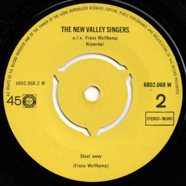 New Valley Singers - Steal Away 03237 Vinyl Singles Vinyl Goed / Hoes Goed