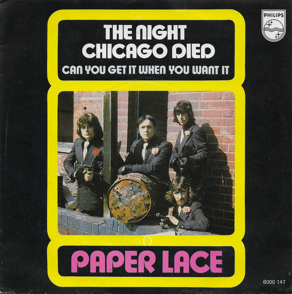 Paper Lace - The Night Chicago Died 22372 Vinyl Singles Vinyl Goed / Hoes Goed