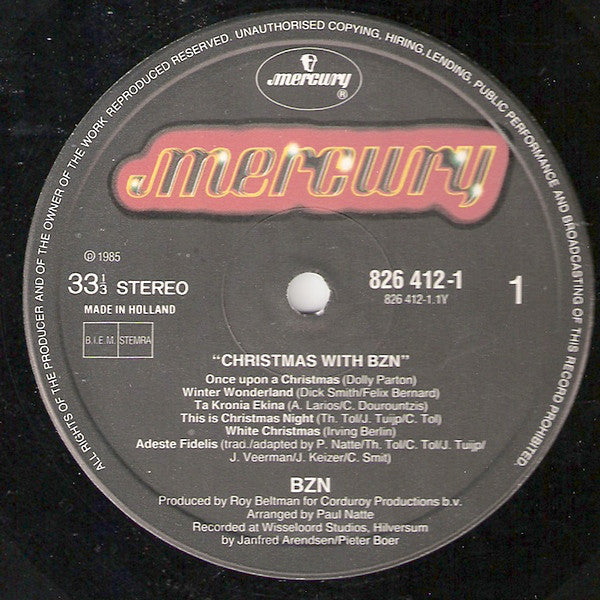 BZN - Christmas With BZN (LP) 48272 Vinyl LP JUKEBOXSINGLES.NL   