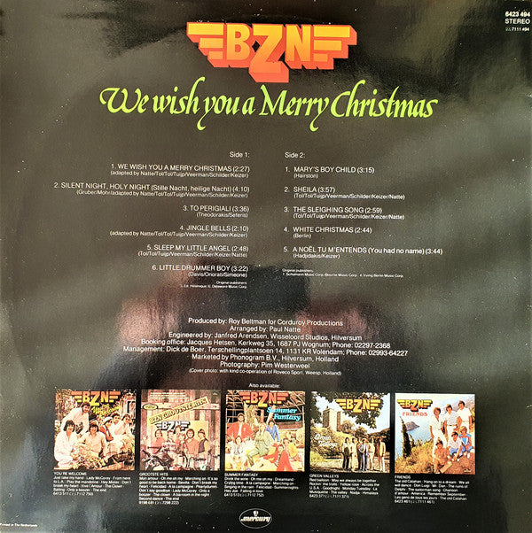 BZN - We Wish You A Merry Christmas (LP) 43861 Vinyl LP JUKEBOXSINGLES.NL   