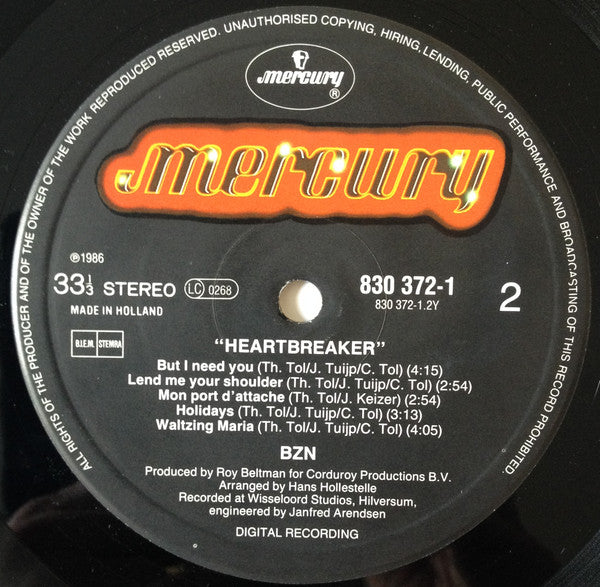 BZN – Heartbreaker (LP) 49878