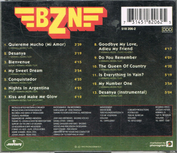 BZN - Sweet Dreams (CD) 70855 Compact Disc Goede Staat