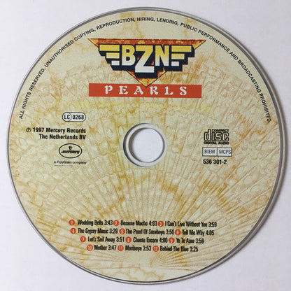 BZN - Pearls (CD) 70674 Compact Disc Goede Staat