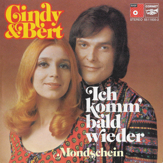 Cindy & Bert - Ich Komm' Bald Wieder 41238 Vinyl Singles Vinyl Goed / Hoes Goed