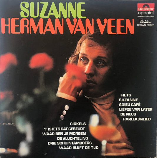 Herman van Veen - Suzanne (LP) Vinyl LP Vinyl Zeer Goed / Hoesje Goed "VINYLSINGLES.NL"
