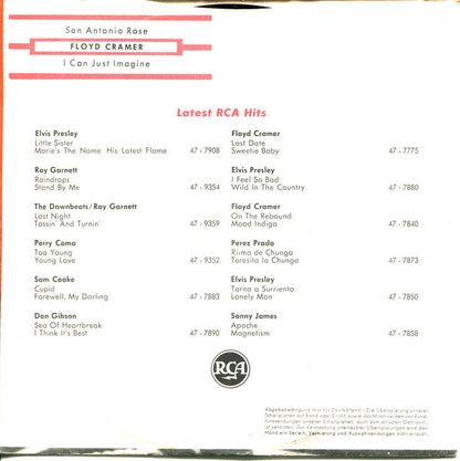 Floyd Cramer - San Antonio Rose 17066 Vinyl Singles Vinyl Zeer Goed / Hoesje Goed "VINYLSINGLES.NL"