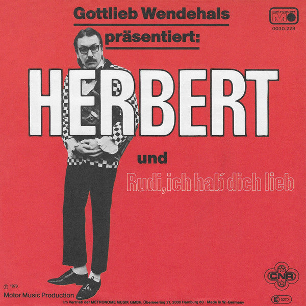 Gottlieb Wendehals - Herbert 40953 Vinyl Singles Vinyl Goed / Hoes Goed