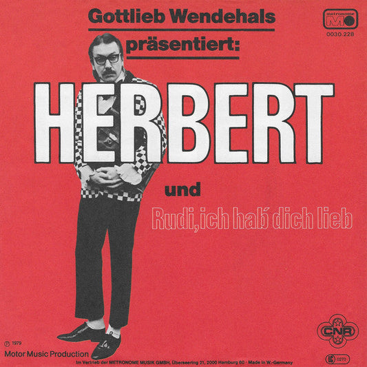 Gottlieb Wendehals - Herbert 40953 Vinyl Singles Vinyl Goed / Hoes Goed