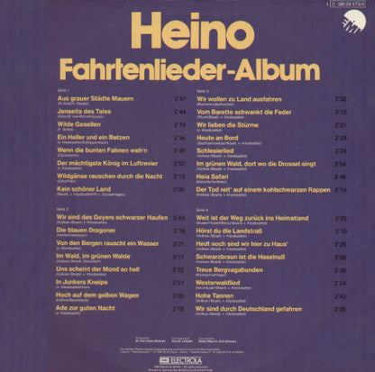 Heino - Fahrtenlieder-Album (LP) 40292 Vinyl LP JUKEBOXSINGLES.NL   