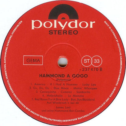 James Last Und Seine Hammond-Bar-Combo – Hammond À ​​​​Gogo (LP) 44456