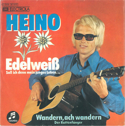 Heino - Edelweiß (Soll Ich Denn Mein Junges Leben...) 40926 Vinyl Singles Vinyl Zeer Goed / Hoesje Goed "VINYLSINGLES.NL"