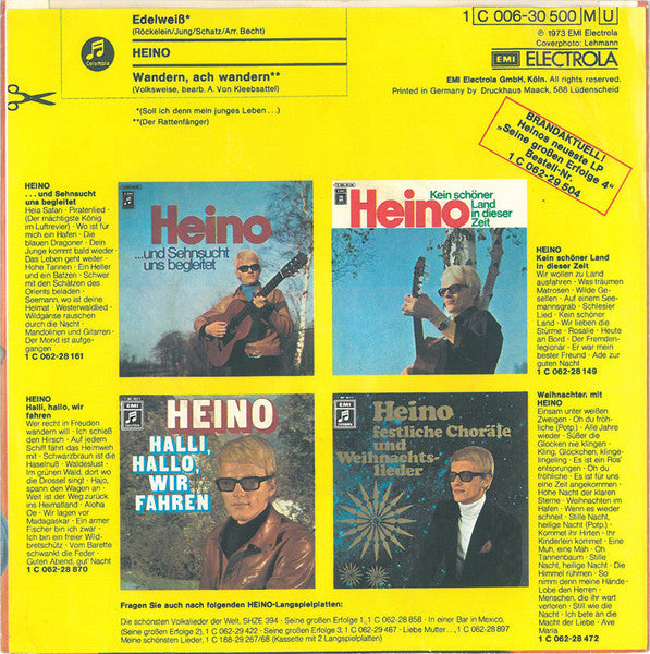 Heino - Edelweiß (Soll Ich Denn Mein Junges Leben...) 40926