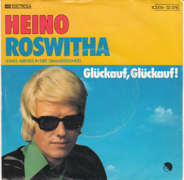 Heino - Roswitha (Eines Abends In Der Dämmerstunde) Vinyl Singles Vinyl Zeer Goed / Hoesje Goed "VINYLSINGLES.NL"