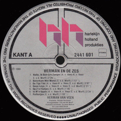 Herman van Veen – Herman And The Six (LP)